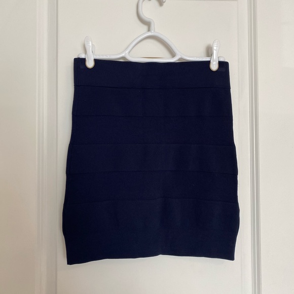 French Connection bandage skirt-navy - Picture 2 of 2